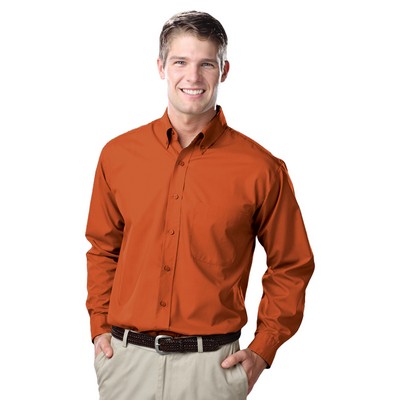 Blue Generation - Men's 1-Pocket Value Poplin Shirt