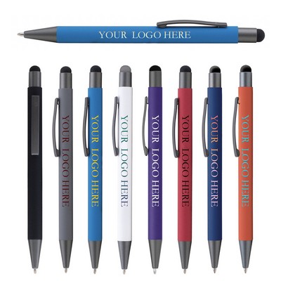 Metal Ballpoint Pen (With Stylus)