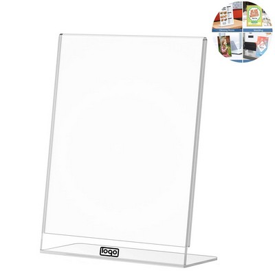 Acrylic Transparent Sign Holder