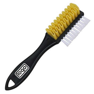 Dual Sided Plastic Shoe Brush