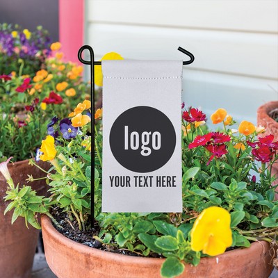 Personalized Corporate Logo Mini Garden Flag