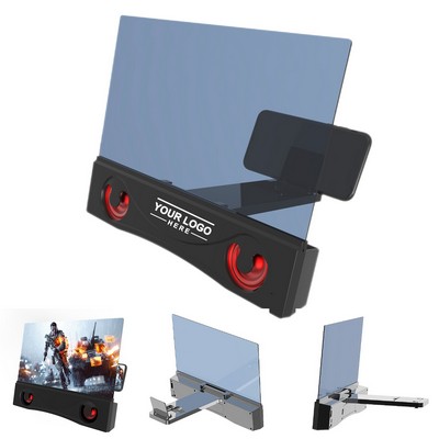 Phone Screen Amplifier with Dual Speakers