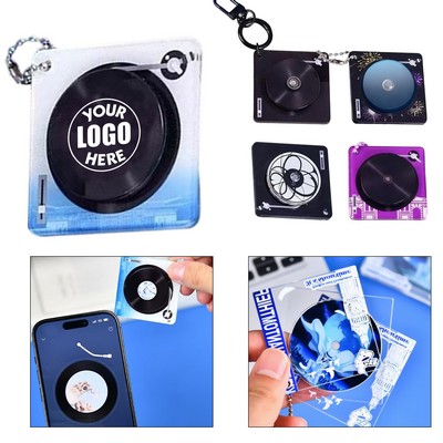 Record Player Keychain