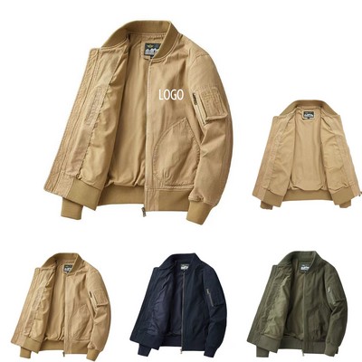 Multi Pocket Bomber Jacket