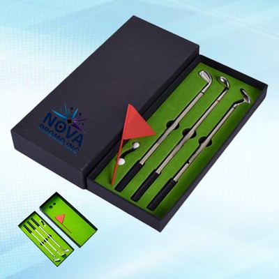 Golf-Themed Pen Gift Set for Golf Enthusiasts Ideal for Personal and Corporate Gifting