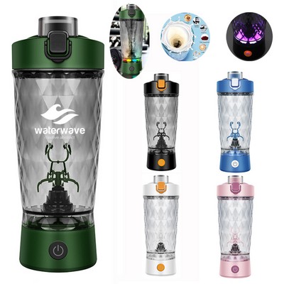 Electric Protein Shaker Bottle USB Rechargeable Mixing Cup