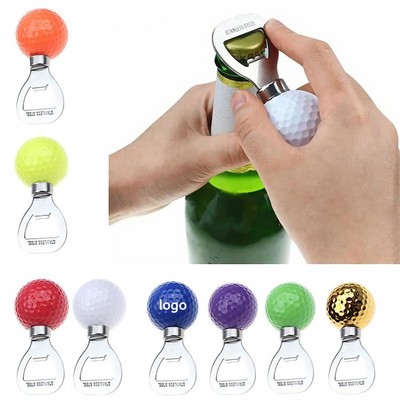 Golf Ball Shaped Stainless Steel Bottle Opener