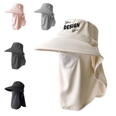 Sun Visor with Detachable Face Mask