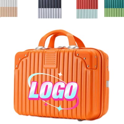 14" Plastic Mini Luggage Makeup Case Handheld Mini Suitcase
