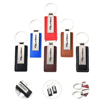PU Metal Keychain
