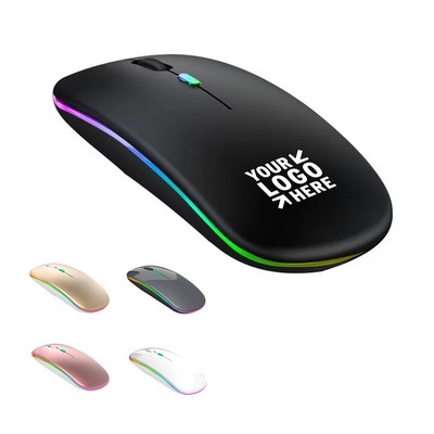 Slim LED Rechargeable Wireless Mouse