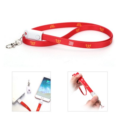 2-in-1 Charging Cable Lanyard
