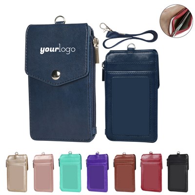 PU ID Card Holder