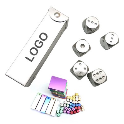 5-Piece Metal Dice Set
