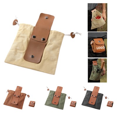 Outdoor Foraging Picking Waist-Mounted Storage Bag