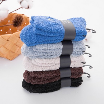 Cozy Coral Fleece Socks