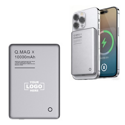 10000mAh Magnetic Phone Charger Wireless Battery Pack