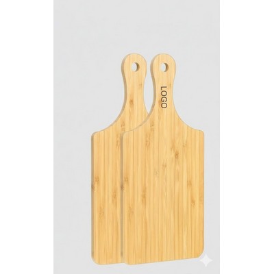 Multipurpose Bamboo Cutting Board for Kitchen and Camping Durable Wood Chopping Block Pizza Tray