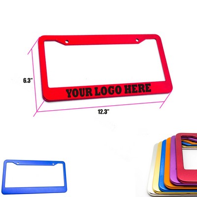 Aluminum Alloy License Plate Frame