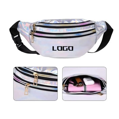 PU Holographic Fanny Pack