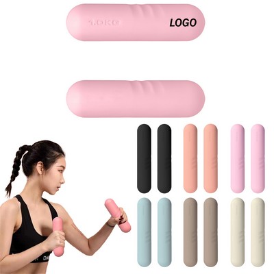 2.2 lbs Textured Silicone Dumbbell