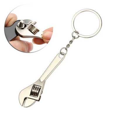 Mini Multifunction Jaw Spanner Wrench With Key Ring