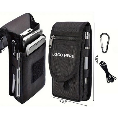 Nylon Dual Phone Pouch Holster