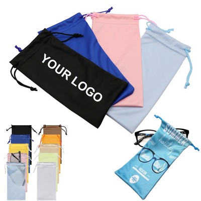 Customized Microfiber Eyeglass Pouch