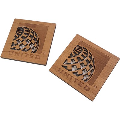 Wood MDF Cutout Designs Coasters