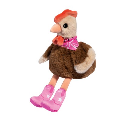 Cowgirl Chicken Stuffed Animal