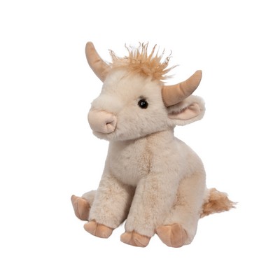 Laddie Cream Highland Cow Super Soft Stuffed Animal