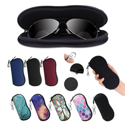 Soft Case Zipper Sunglasses Case