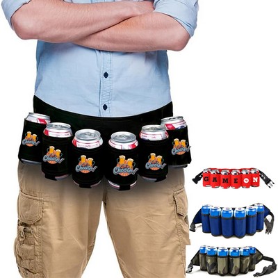 Adjustable 6 Pack Beer Belt Holder