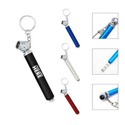 Mini Tire Pressure Gauge Key Chain