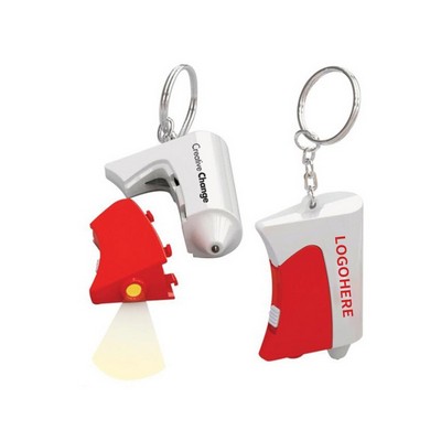 Compact Auto Emergency LED Keychain