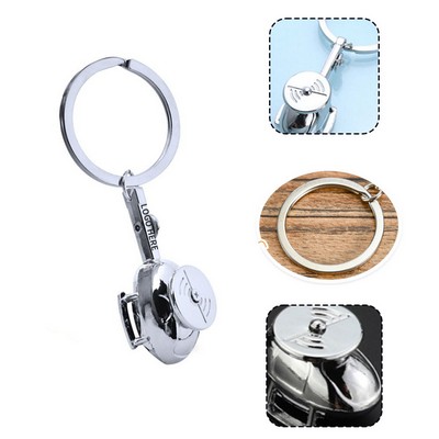 Adorable Aviation Helicopter Keyring