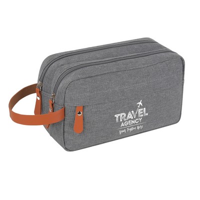 Heathered Travel Toiletry Bag