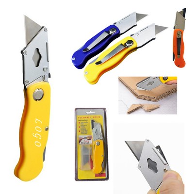 Folding Utility Knife With Clip