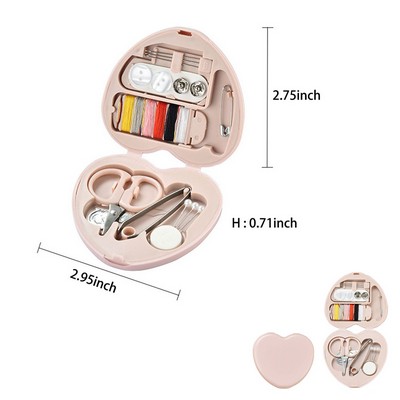 Heart-Shaped Sewing Kit