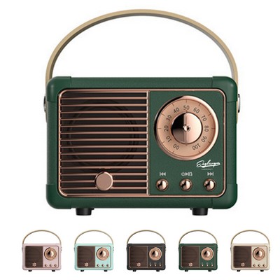Portable Retro Bluetooth Speaker