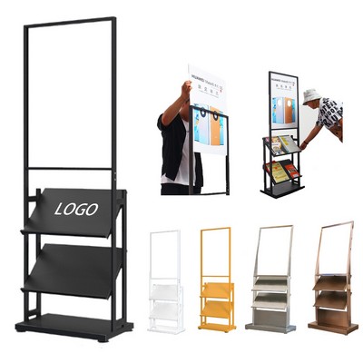 Floor Brochure Display Stand