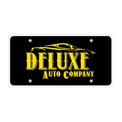 Custom Cardboard License/Car Plate