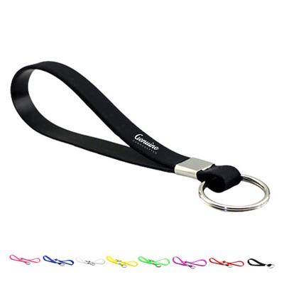 Silicone Wristlet Keychain