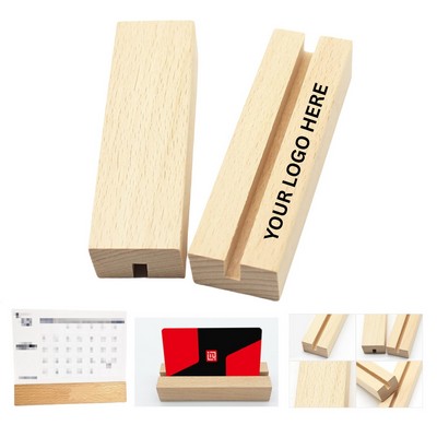 Wooden Desk Calendar Holder