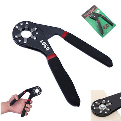 Ergonomic Comfort-Grip Carbon Steel Universal Wrench