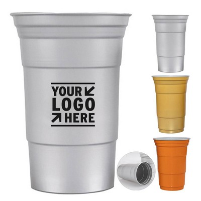 16oz Disposable Eco-Friendly Aluminum Cup