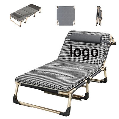 2-In-1 Folding Camping Chair & Bed