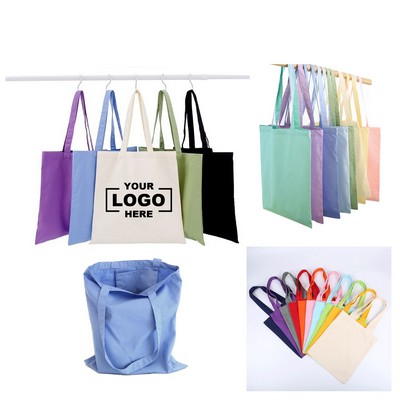 12oz Heavy-Duty Canvas Grocery Tote Bags
