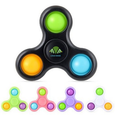 3 Bubbles Fidget Push Pop Spinner