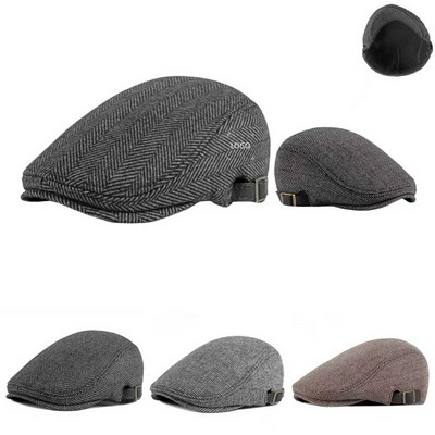 Men's Wool Blend Newsboy Beret Cap